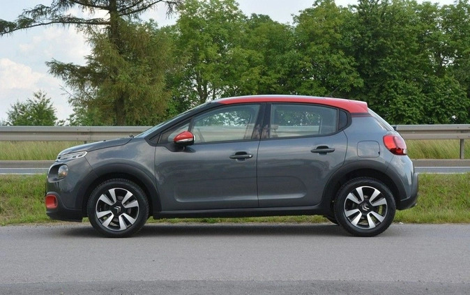 Citroen C3 cena 49300 przebieg: 87007, rok produkcji 2017 z Nekla małe 379